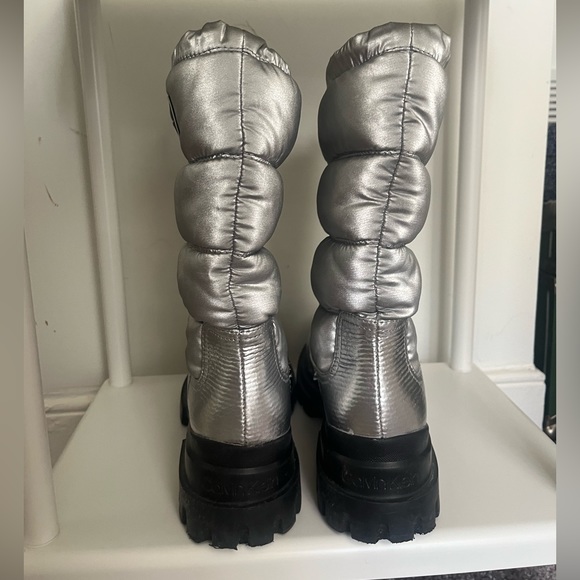 Calvin Klein silver Laeton boots - Picture 3 of 4